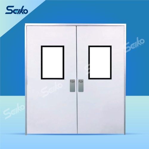 lắp đặt cửa panel mở hai chiều