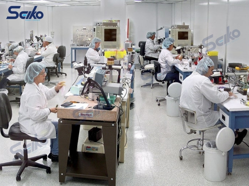 Các khu vực cần phòng sạch trong nhà máy điện tử