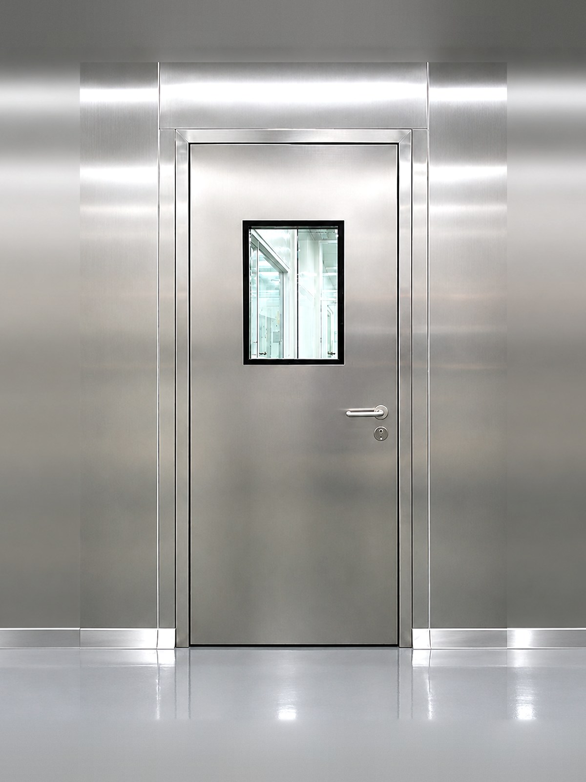 Cửa Inox phòng sạch 1 cánh SK-D03A