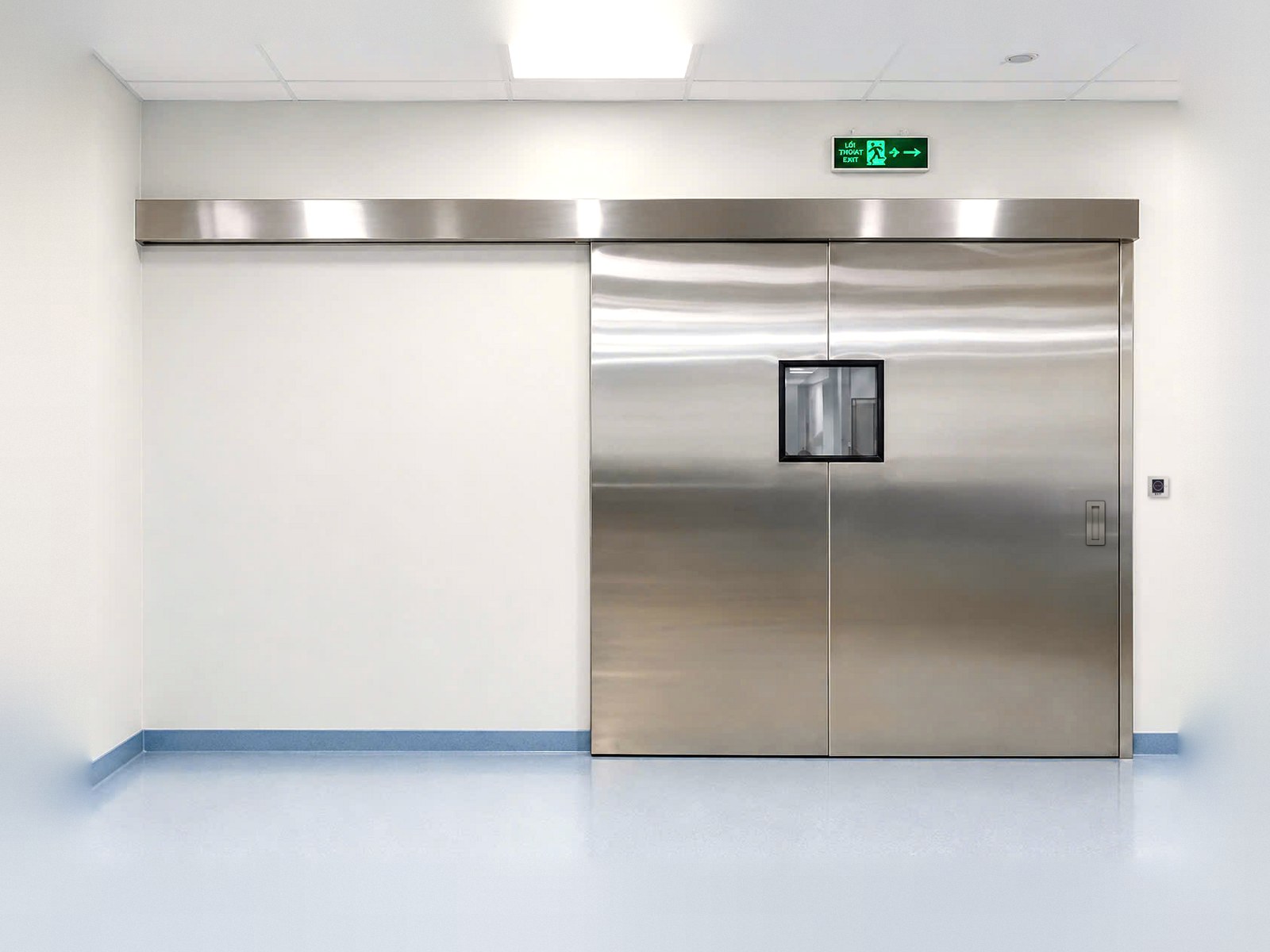 Cửa trượt tự động inox 1 cánh SK-T02A