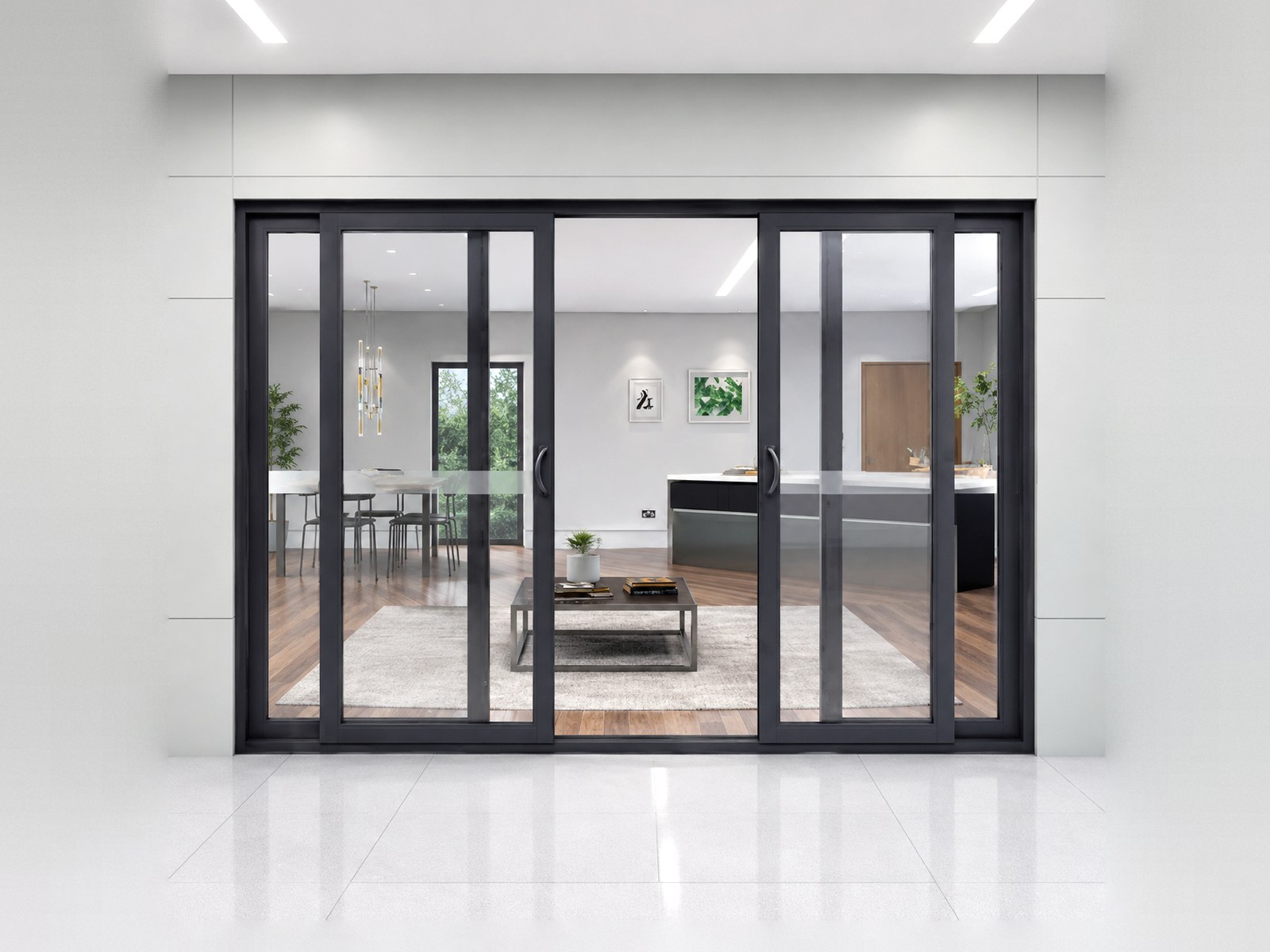 Cửa trượt kính tự động phòng sạch SK-ASGD